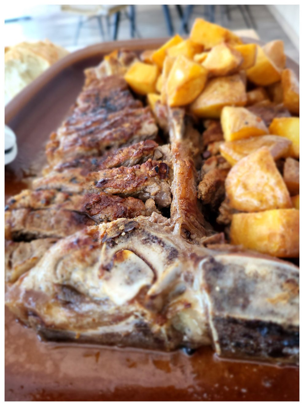 Pièce de T-bone de 800 gr sous son meilleur jour !