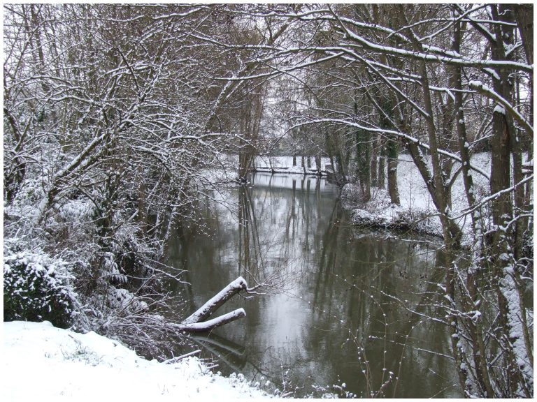 Manteau blanc fluviale...