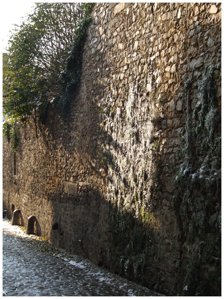 Mur d'une rue contemplatif - Vieux Mans