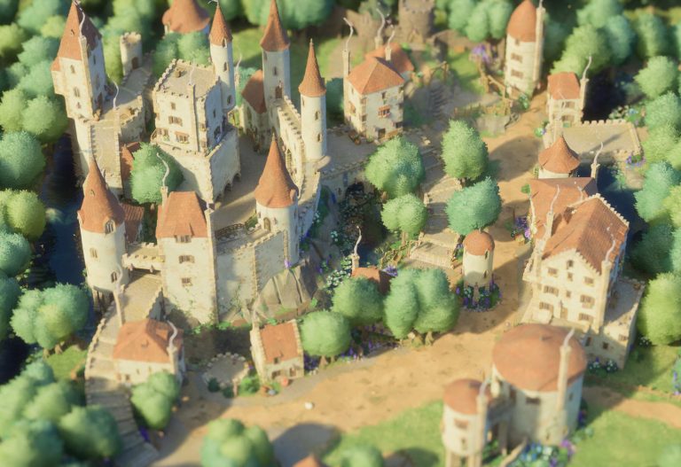 Petite cité médiévale ouverte sur l'accueil